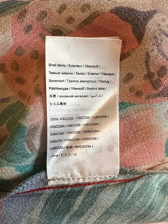 Farm Rio Multicolor V Neck Midi Dress - Size XL - Picture 6 of 12